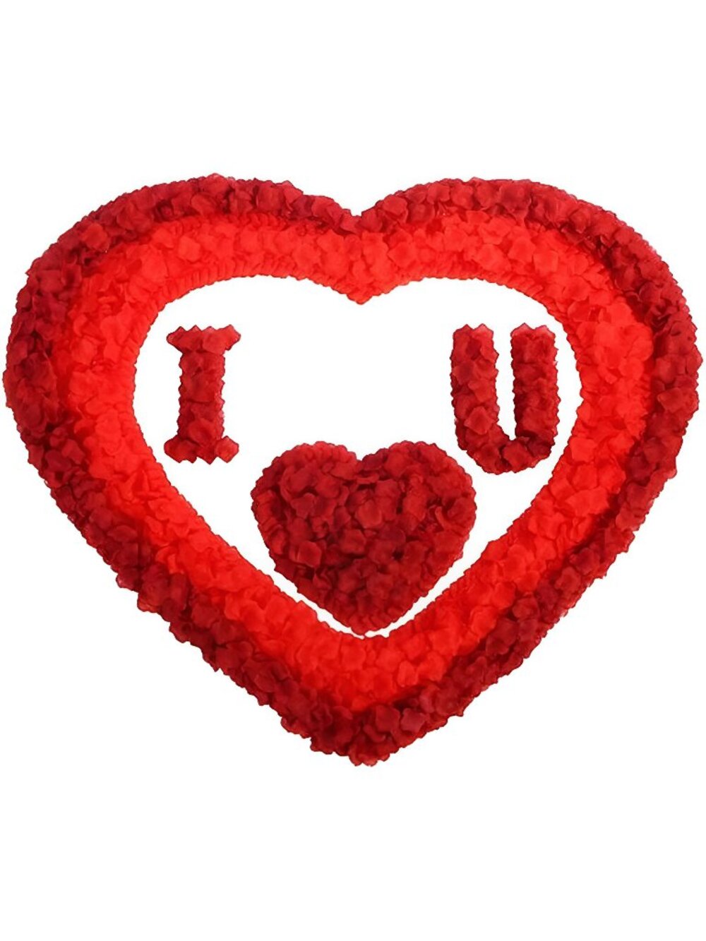 2200 PCS Dark-Red Silk Rose Petals Wedding Flower Decoration